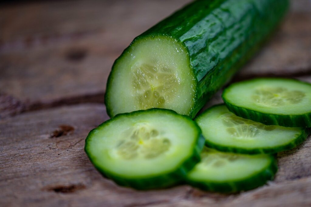 Cucumber nutrient content