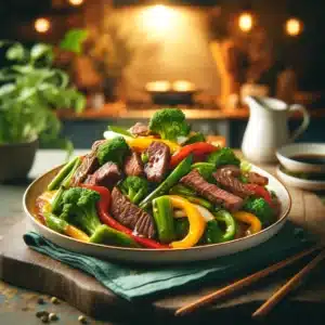 Beef Stir-Fry for low carb diet